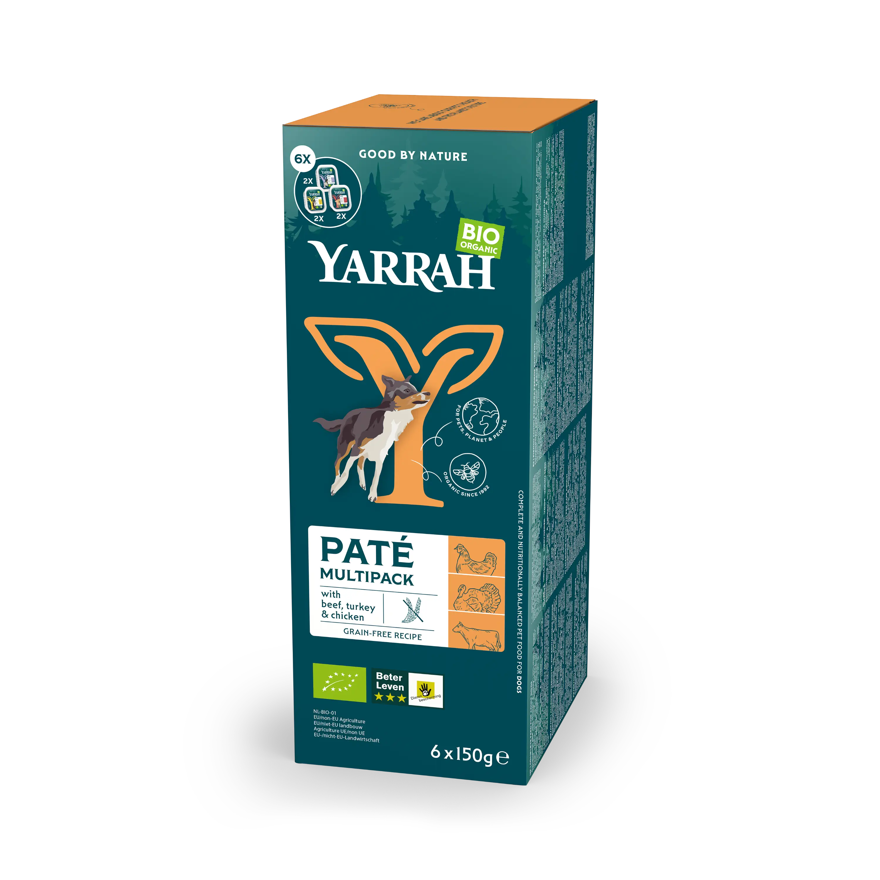 Bio-Hundefutter Pastete in 3 Varianten Bio-Hundefutter Pastete in 3 Varianten
