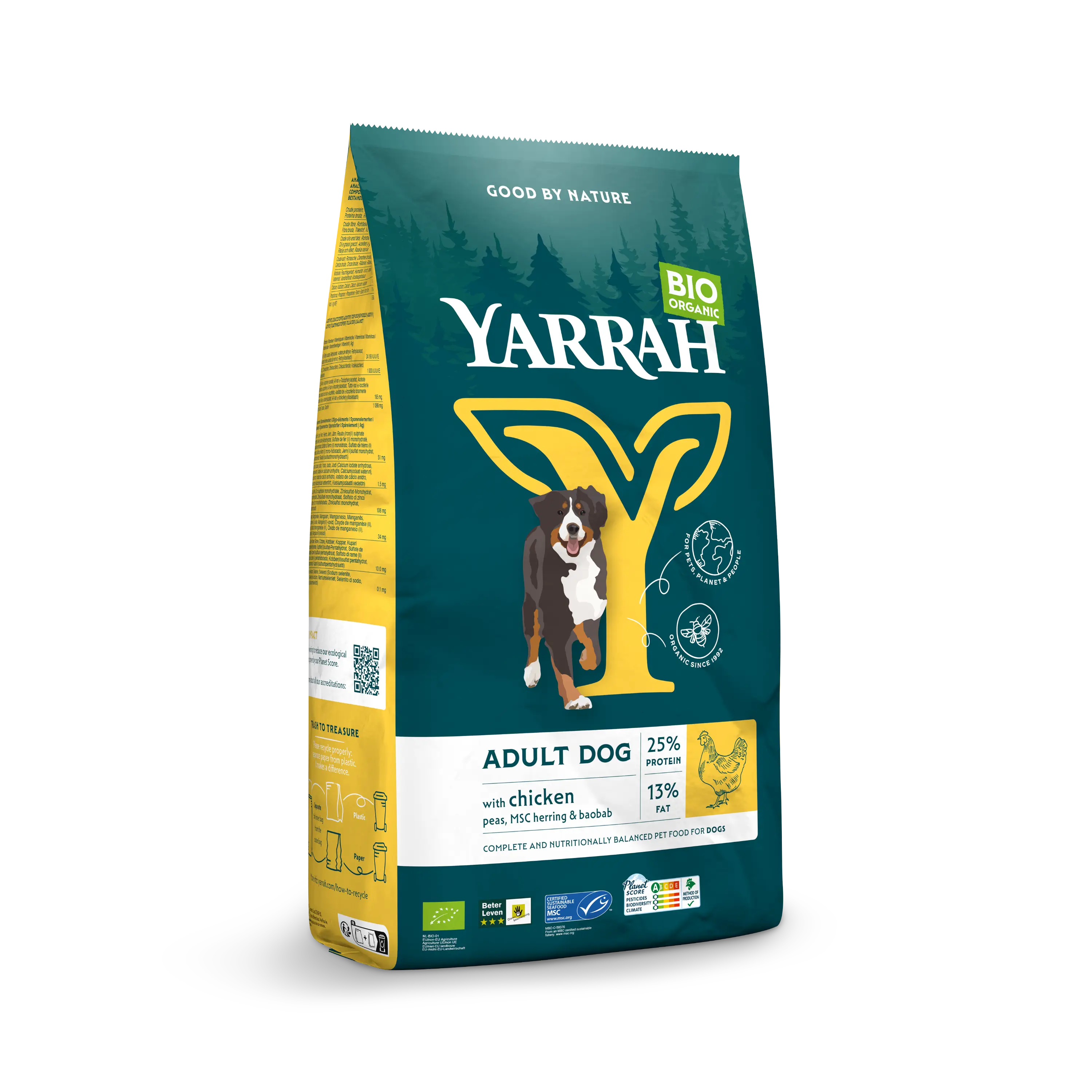 Croquettes biologiques au poulet pour chien adulte Croquettes biologiques au poulet pour chien adulte