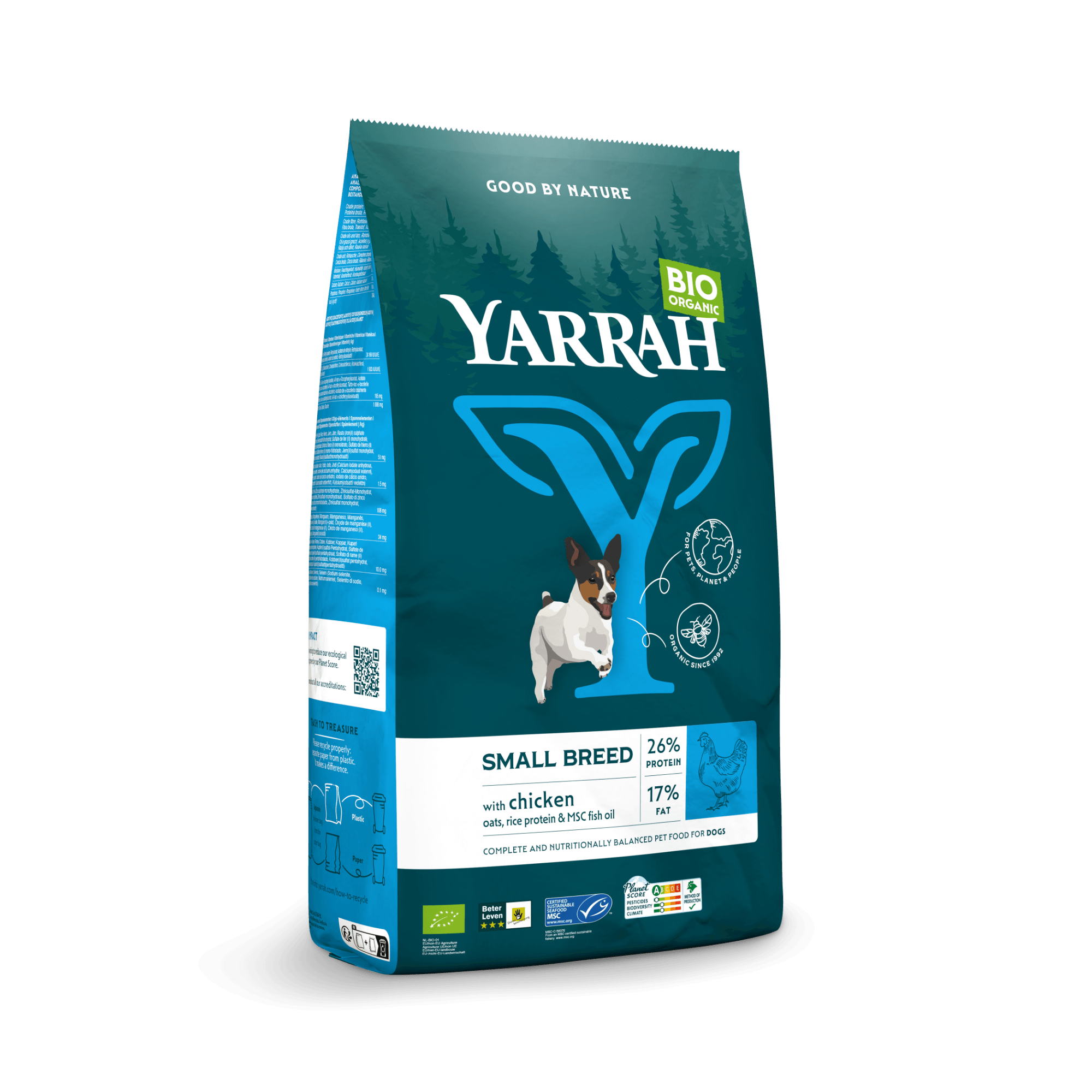 Croquettes biologiques pour chien de petite race