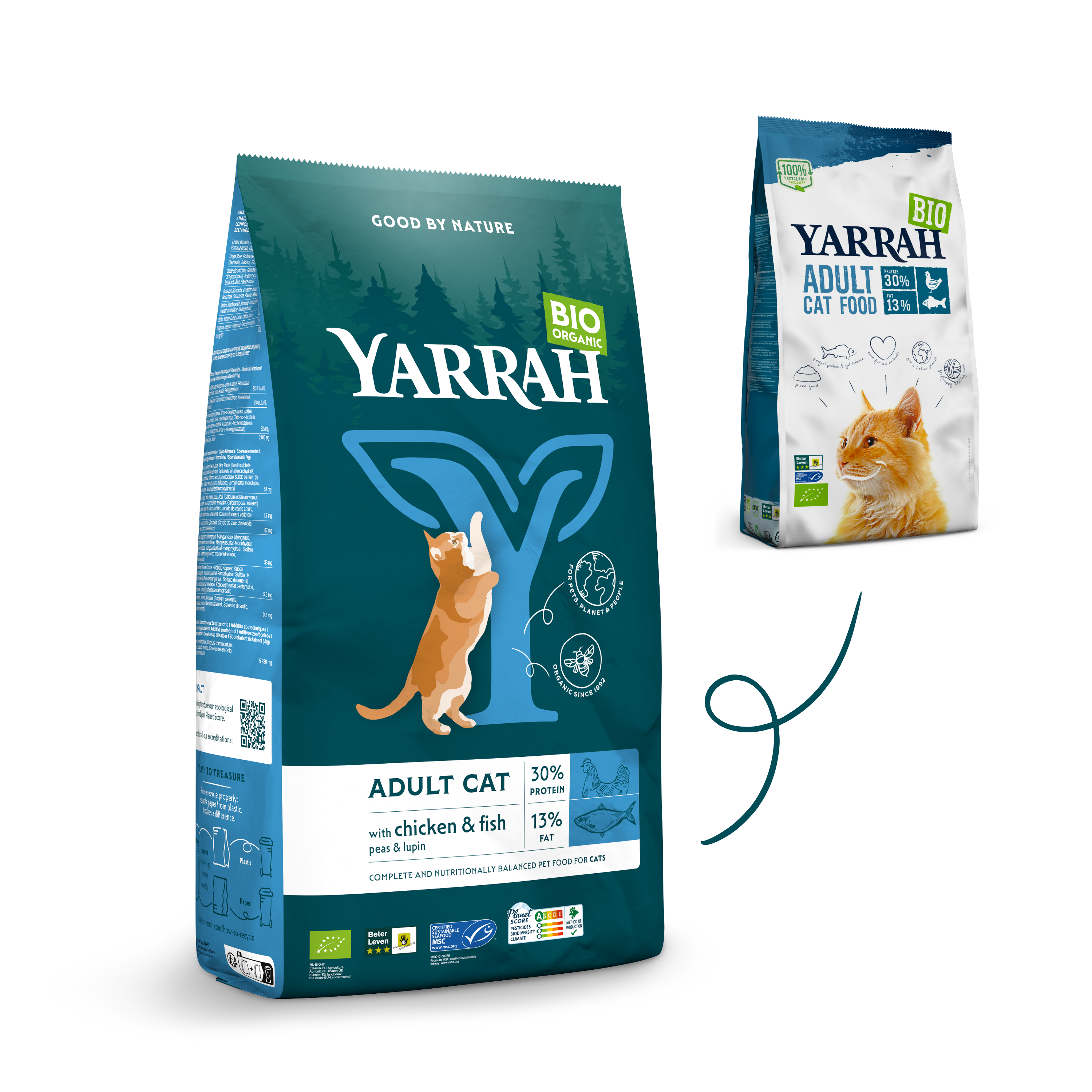 Yarrah cat food with fish