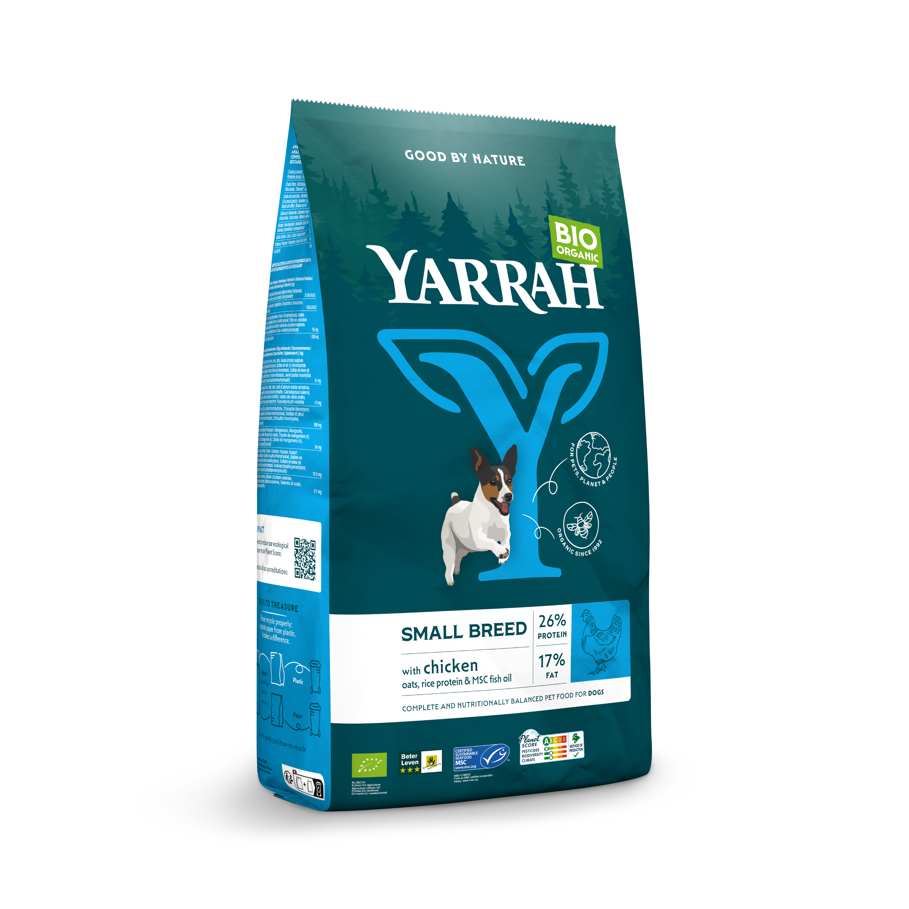 Croquettes biologiques pour chien de petite race Croquettes biologiques pour chien de petite race