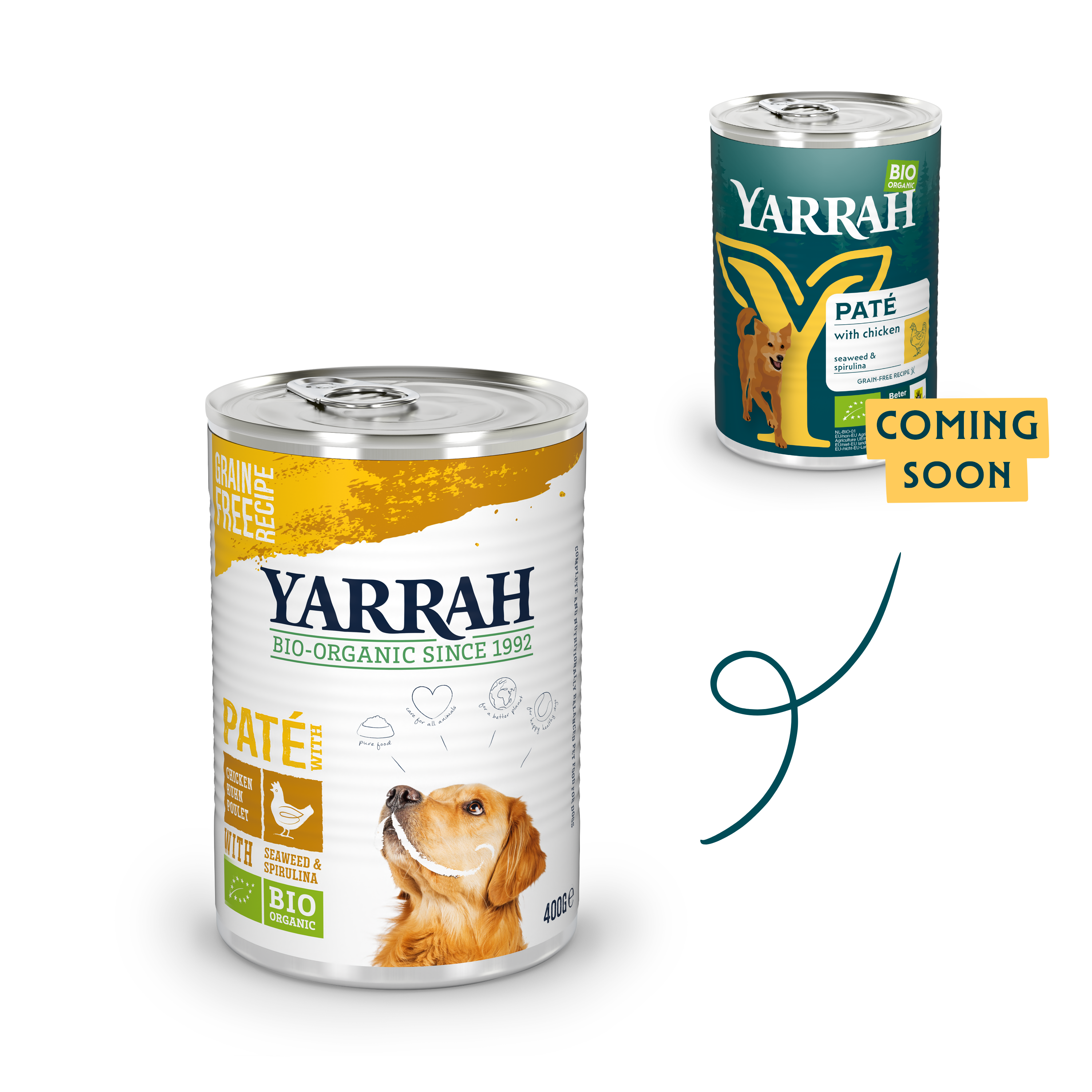 Organic dog food pâté with chicken Organic dog food pâté with chicken