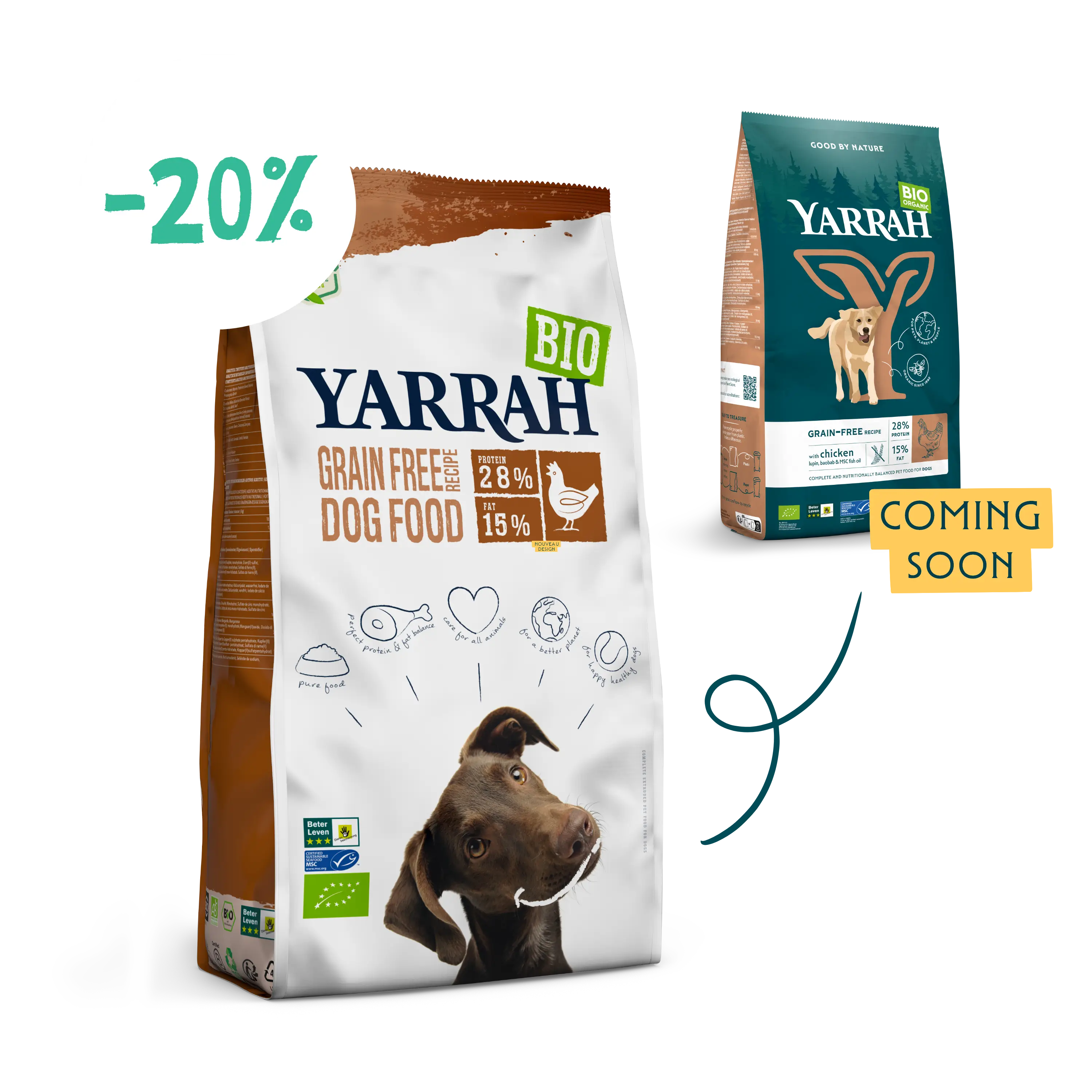 Organic Dog Food | Natural, Grain Free, Vega | Yarrah