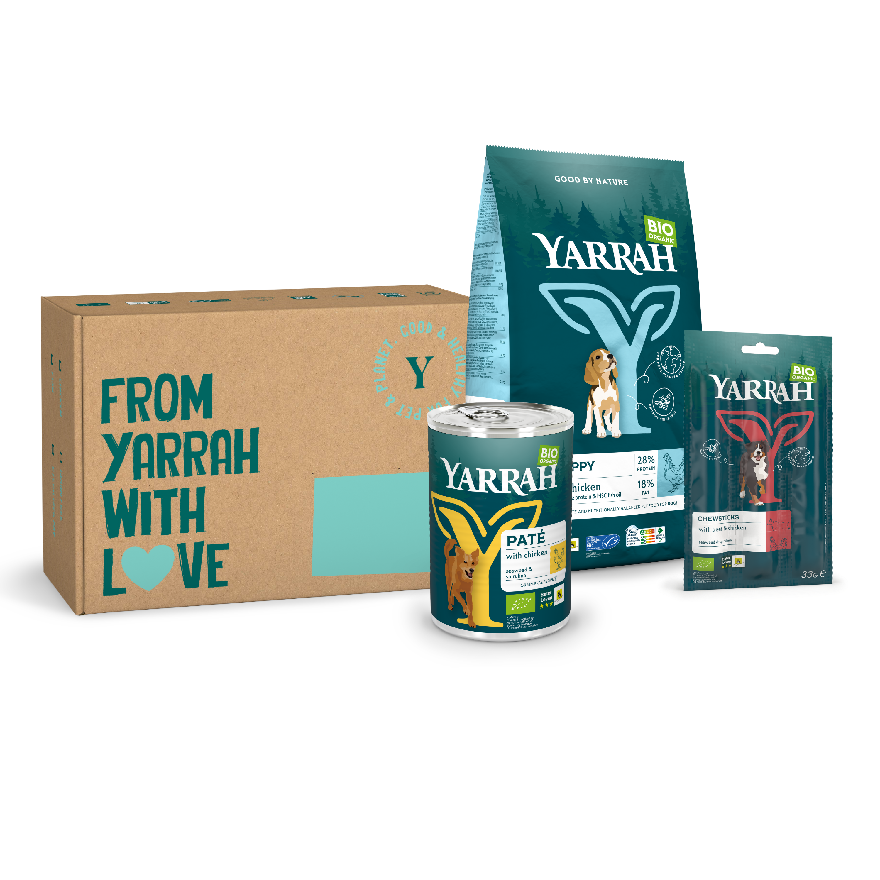 Pack d'échantillons à Organic package Chien Puppy