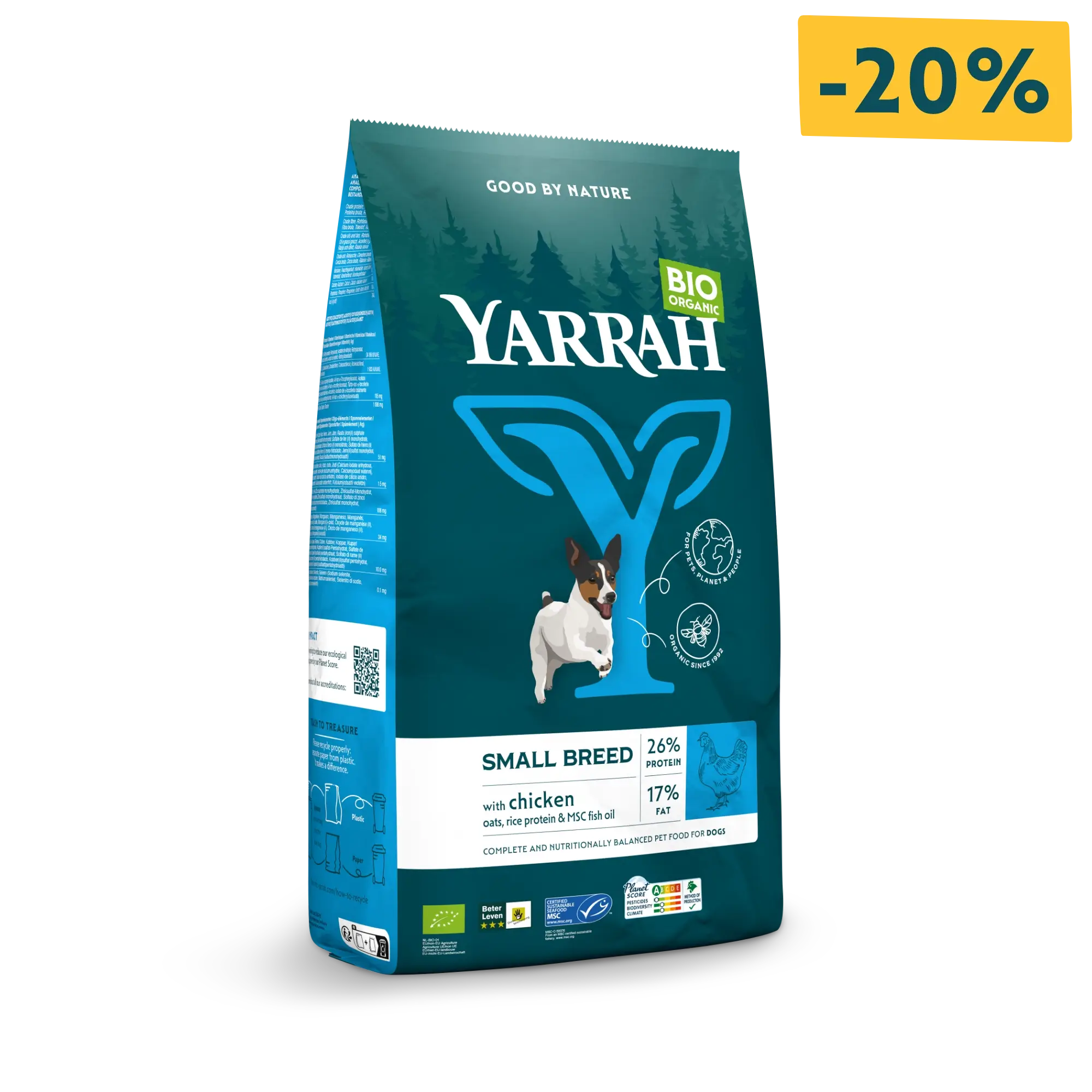 Biologisch Small Breed hondenvoer