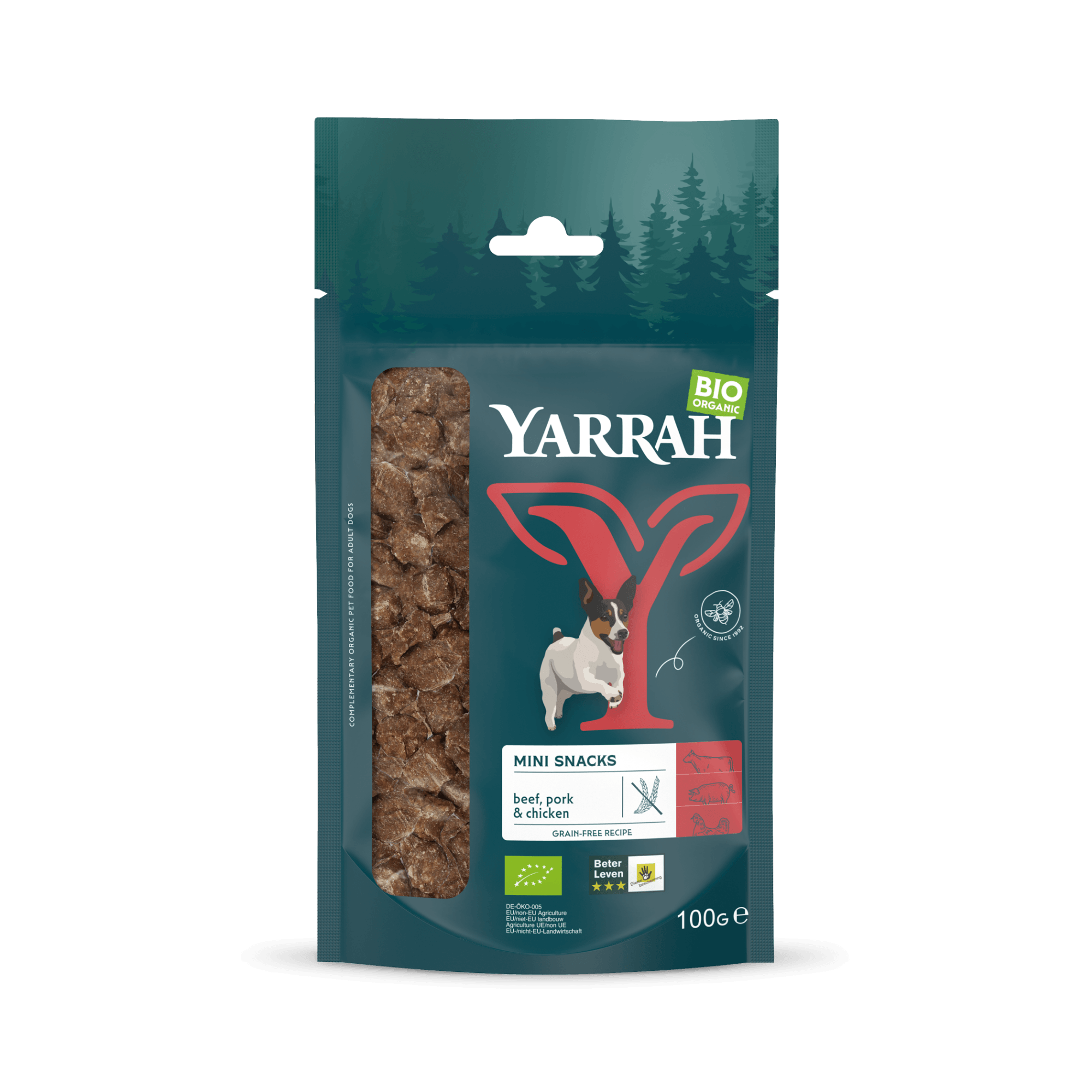 Biologische mini snack voor honden
