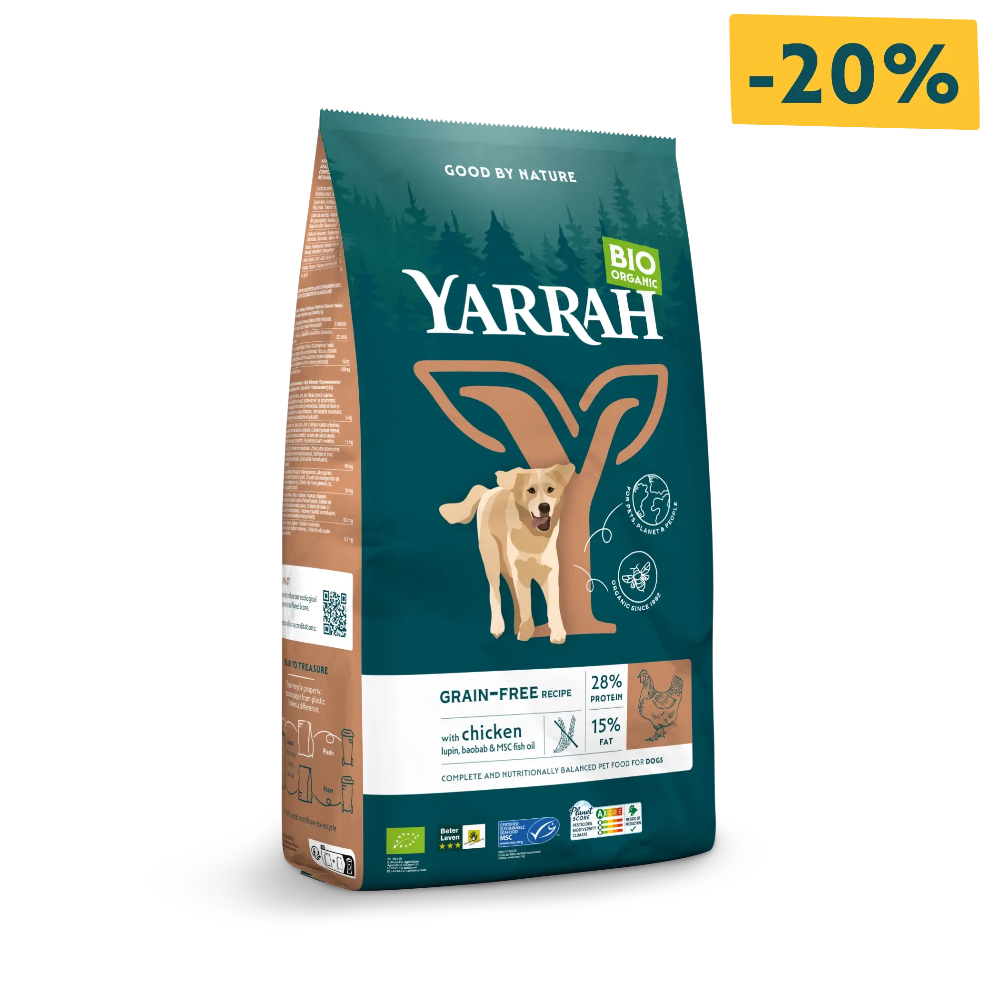 Biologisch Grain-Free hondenvoer