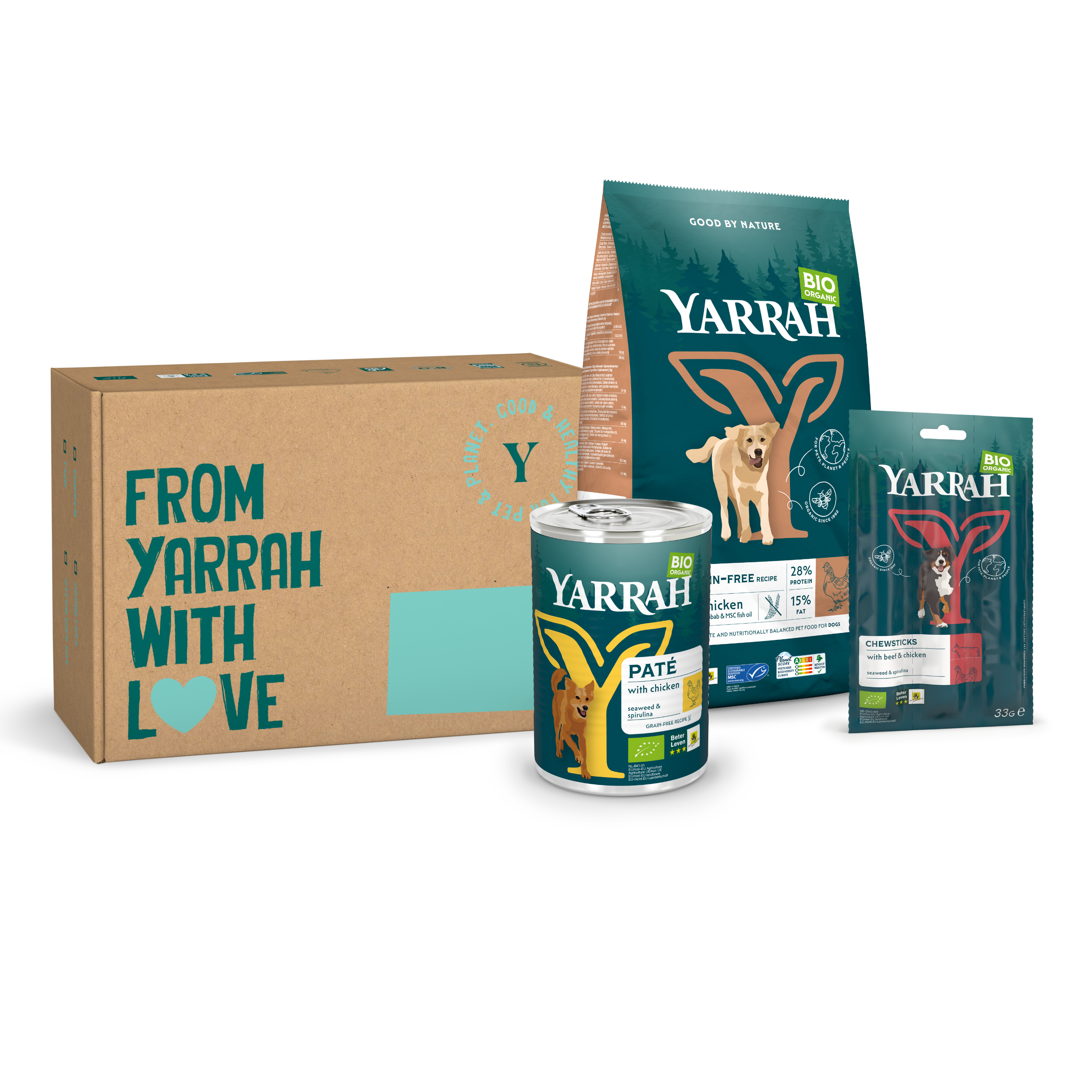 Pack d'échantillons à Organic package Chien Grain free