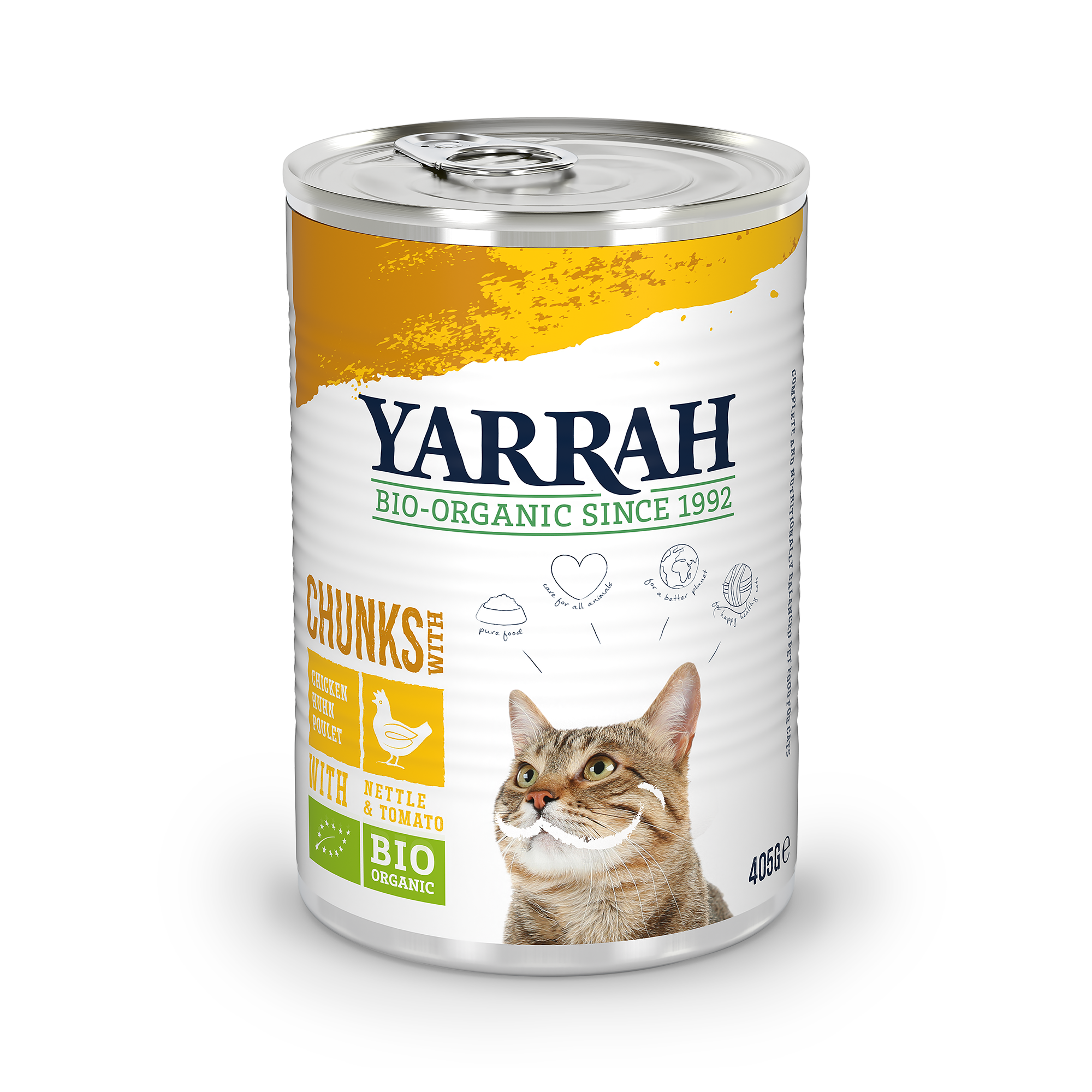 Organic Cat Food Chunks with Chicken Yarrah - Main Image